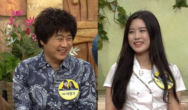 과거 부녀가 한 예능 프로그램에 출연한 모습. 사진 ㅣJTBC