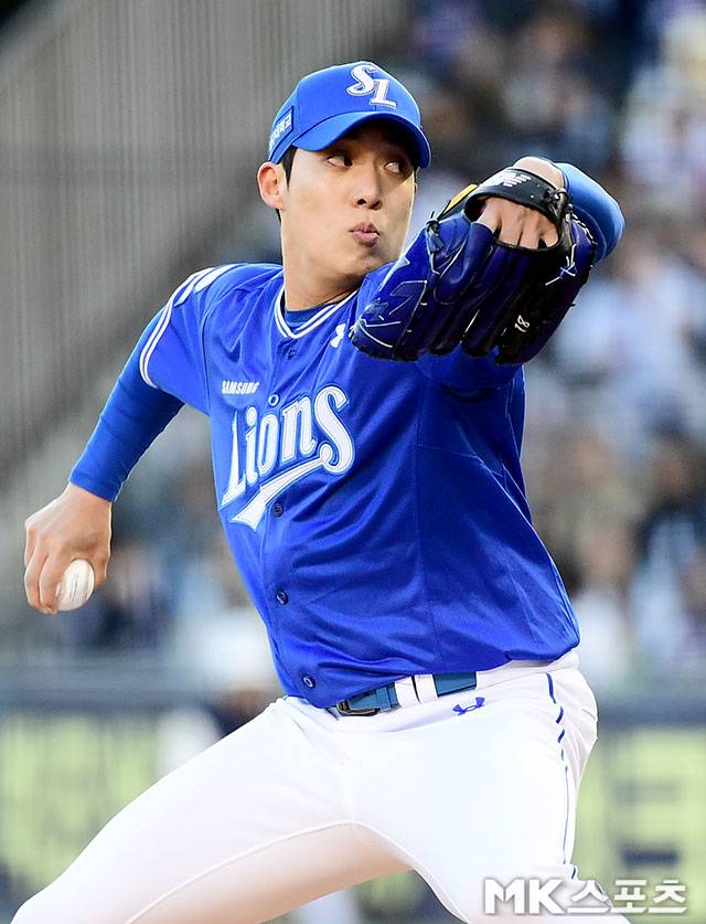 삼성의 에이스인 원태인. 사진=김영구 기자