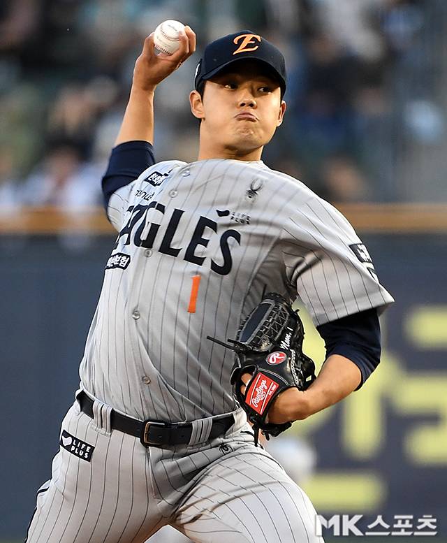 한화 문동주는 20일 울산 NC전에서 쾌투했다 .사진=천정환 기자