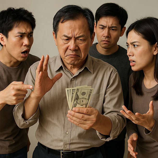 최근 국내 고령층 비중이 커지면서 은행에 상속 절차를 맡기는 ‘유언대용신탁’ 상품의 수요가 늘고 있다. 유산을 보다 안정적으로 상속할 수 있고, 분쟁 소지도 적어 유언장 대용으로 인기를 끌고 있는 것이다. [챗GPT를 사용해 제작]