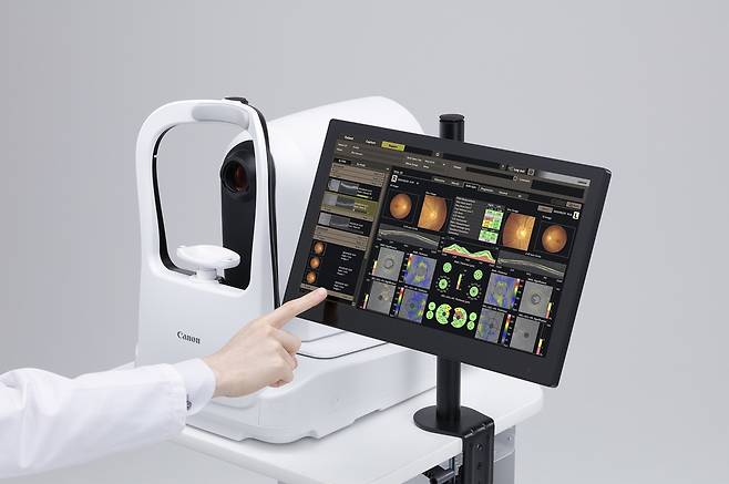 의료기기 ‘제필리오(Xephilio) OCT-R1’. [캐논코리아 제공]