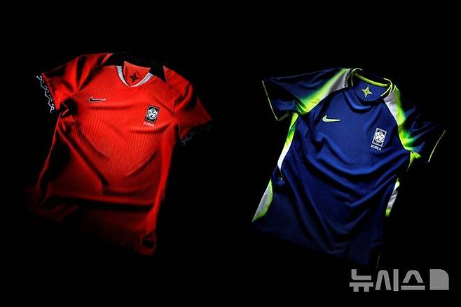 [서울=뉴시스] 한국 여자 축구 대표팀의 새 유니폼 이미지. (사진=나이키 제공) *재판매 및 DB 금지