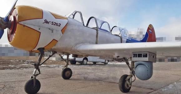 러시아군이 곧 전장에서 활용할 것으로 예상되는 Yak-52B2. 더워존 제공