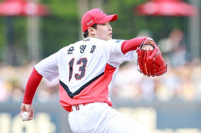 ▲ 20일 수원 kt전에 선발로 출격하는 윤영철 ⓒKIA타이거즈