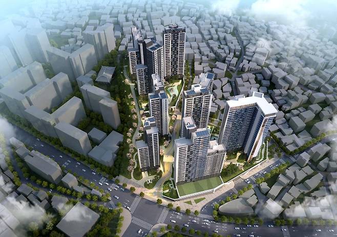 관악구 봉천1-1구역 조감도 [관악구 제공. 재판매 및 DB 금지]