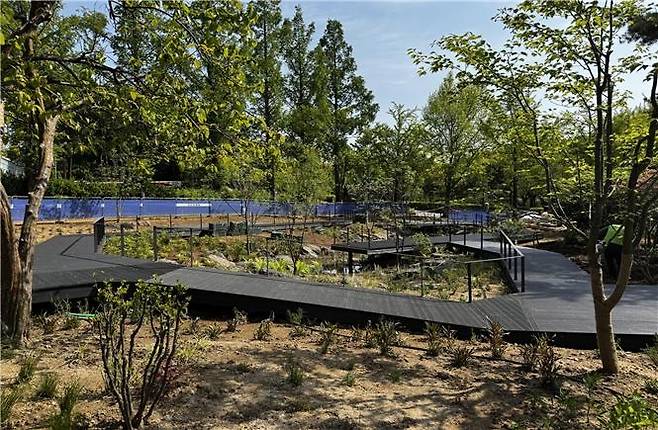 보라매공원에 조성된 서귀포시정원 [서귀포시 제공]