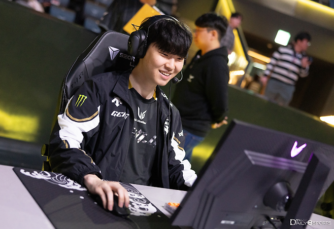 펜타킬을 기록한 젠지e스포츠 '쵸비' 정지훈.