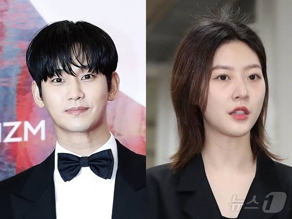 왼쪽부터 배우 김수현,, 故 김새론 /뉴스1DB