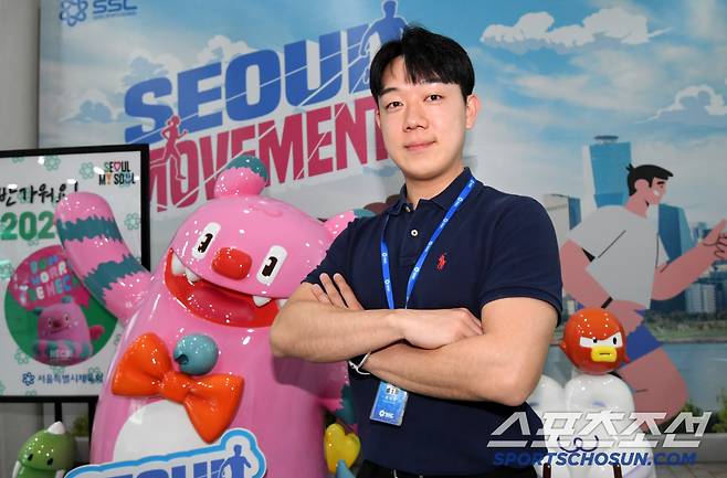 황덕현 서울시체육회 주임이 14일 스포츠조선과 인터뷰를 하고 있다. 박재만 기자 pjm@sportschosun.com/2025.05.14/