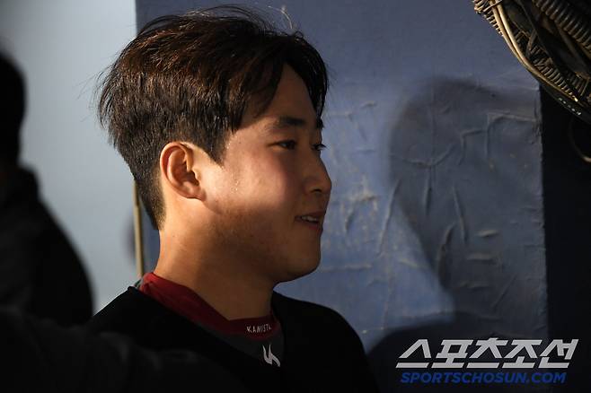 18일 잠실구장에서 열린 두산 베어스와 KIA 타이거즈의 경기. 3회말 2사 만루 KIA 선발 윤영철이 마운드에서 내려오고 있다. 잠실=박재만 기자 pjm@sportschosun.com/2025.04.18/