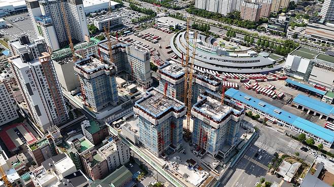 광주 화정 아이파크 건설현장. /HDC현대산업개발 제공