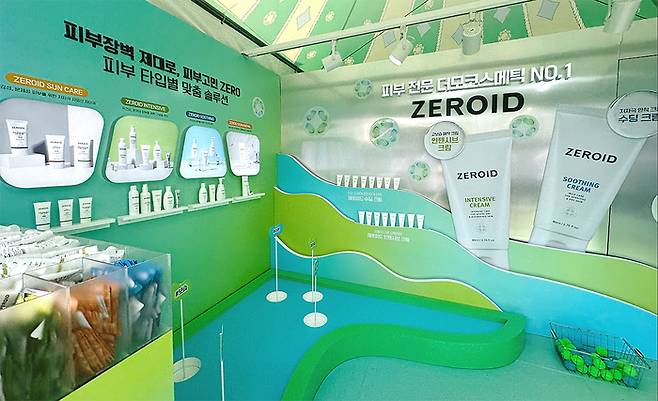 2025 올리브영 페스타 제로이드 부스 전경
