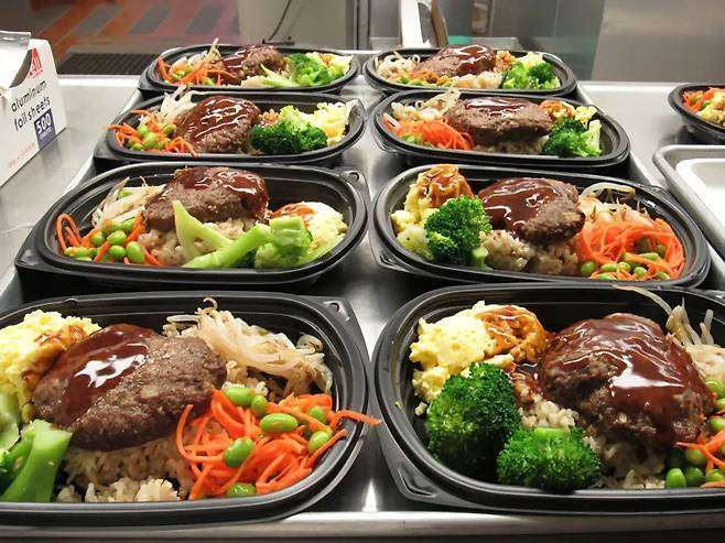 미국 사립학교 급식 수준