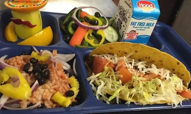 미국 사립학교 급식 수준