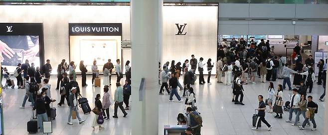 인천국제공항 제1여객터미널 면세구역. 뉴스1