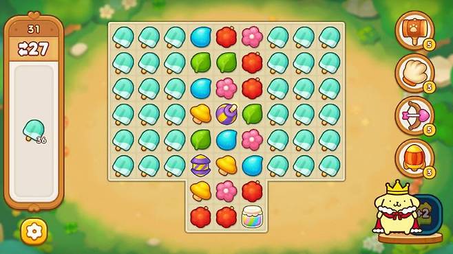 일반적인 3x3 매치 퍼즐 시스템