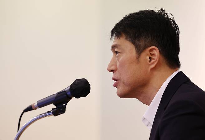 <yonhap photo-2715=""> 김석환 위믹스 재단 대표. 연합뉴스</yonhap>