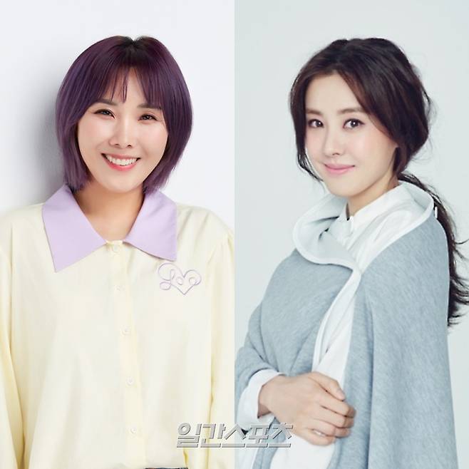 방송인 신봉선, 배우 박은혜.