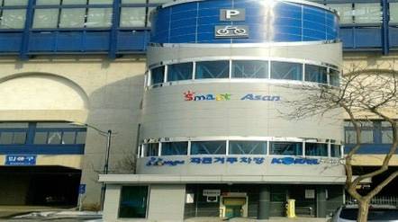 천안아산역 자전거 주차타워. 사진 아산시