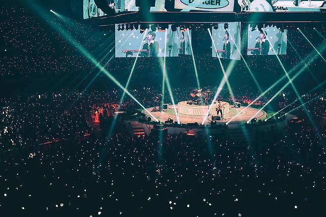 Korean rock band DAY6's ″Forever Young″ tour finale concert held on May 9 to 11 and May 16 to 18 at the KSPO Dome in southern Seoul [JYP ENTERTAINMENT]