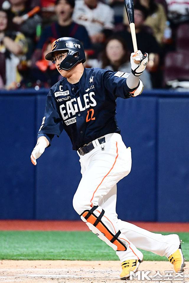 한화의 핵심 전력인 채은성. 사진=김영구 기자