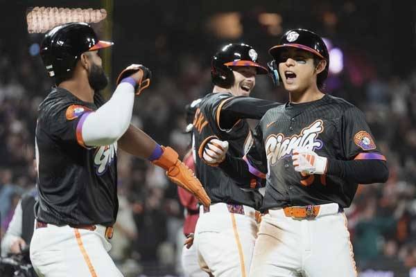 이정후는 이날 3번 중견수로 출전한다. 사진= AP= 연합뉴스 제공