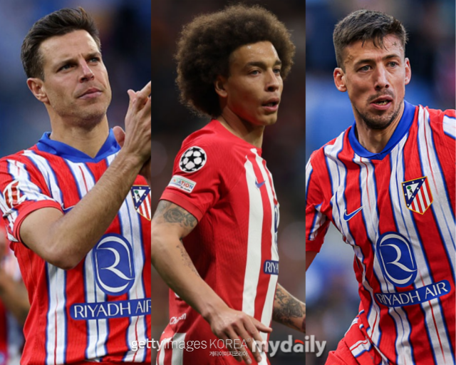 아틀레티코 마드리드를 떠나는 것이 유력한 아스필리쿠에타, 비첼, 랑글레. /게티이미지코리아