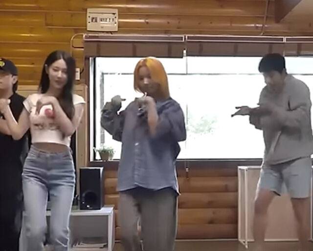 기안84가 걸그룹 '아이들'과 챌린지를 해 웃음을 자아냈다. / 유튜브 '인생84' 캡처