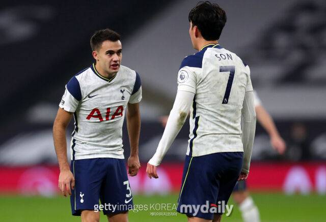 손흥민과 레길론./게티이미지코리아