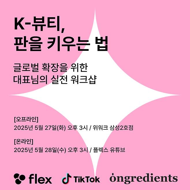 플렉스-틱톡 K뷰티 워크샵 [플렉스 제공]