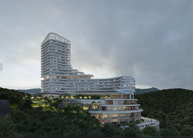 영덕 삼사유원지 숙박시설 조감도. 경북도 제공