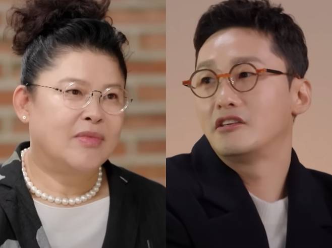 방송인 이영자와 배우 황동주. KBS Joy '오래된 만남 추구' 캡처.