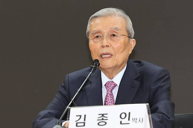 국민의힘 김종인 전 비상대책위원장. 뉴시스