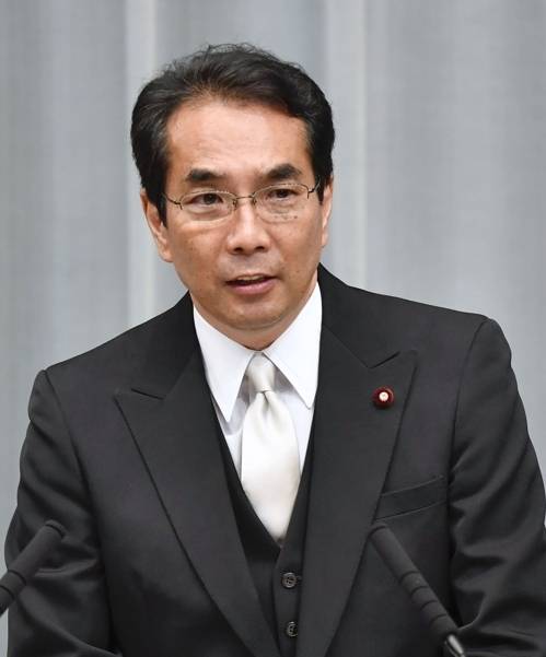 에토 다쿠 일본 농림수산상. 교도 연합뉴스