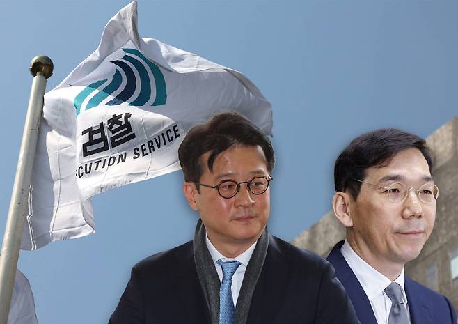 서울중앙지검 투톱인 이창수 서울중앙지검장과 조상원 중앙지검 4차장검사가 20일 전격 사의를 표명했다. 국회에서 탄핵소추됐다가 헌법재판소의 기각 결정으로 업무에 복귀한 지 두 달여 만이다. ⓒ시사저널 양선영 디자이너·연합뉴스