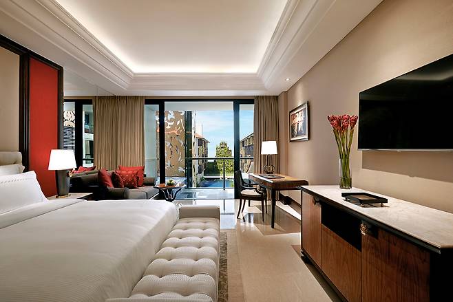 더 트랜스 리조트 프리미어 룸. 사진제공|팜투어