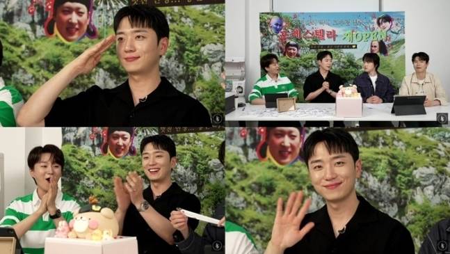 군 전역한 포레스텔라 고우림. 사진ㅣ유튜브 채널 ‘포레스텔라’ 캡처