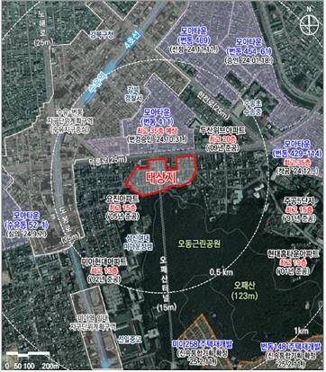 강북구 번동 441-3번지 일대 위치도 (자료=서울시)