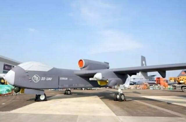 중국이 개발한 대형 무인 드론   '지우텐' (사진=중국 CCTV)