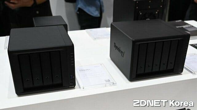 올해 출시된 4베이 NAS 'DS925+'. (사진=지디넷코리아)