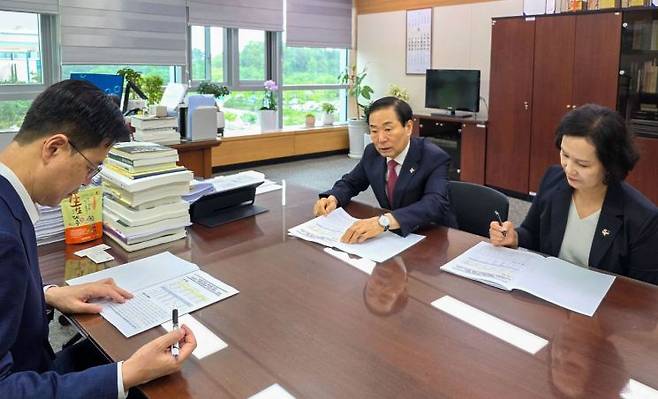 성낙인 창녕군수 국비 확보와 지역현안 해결에 총력. 창녕군 제공