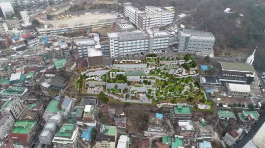 서울 성북구 돈암동 173-1번지에 위치한 성신여대 야외정원 조감도. [서울시 제공]