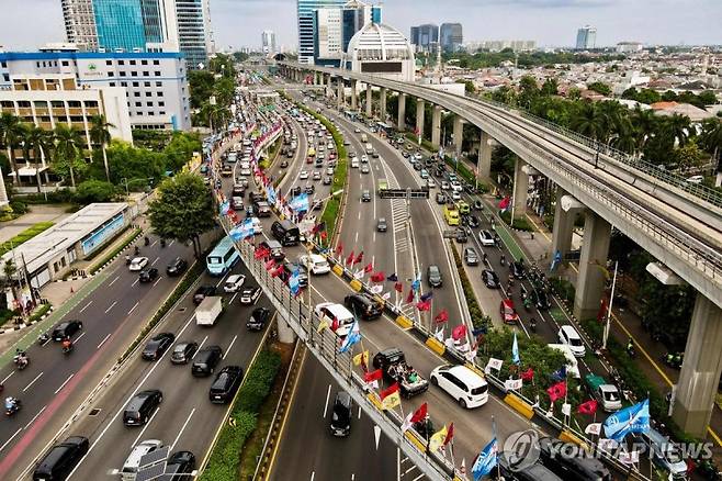 자카르타 시내. 연합뉴스