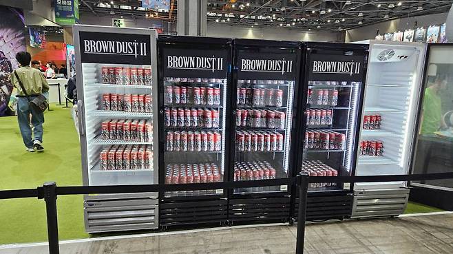 브라운더스트 2 음료수. 더운 날씨에 딱 좋은 아이템이었다