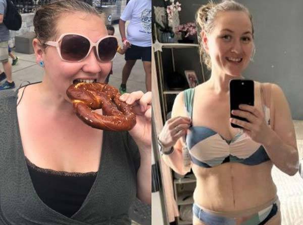 영국의 한 30대 여성이 패스트푸드를 즐겨 먹다 살이 찐 후, 44kg 감량에 성공한 사연이 공개됐다./사진=니드투노우