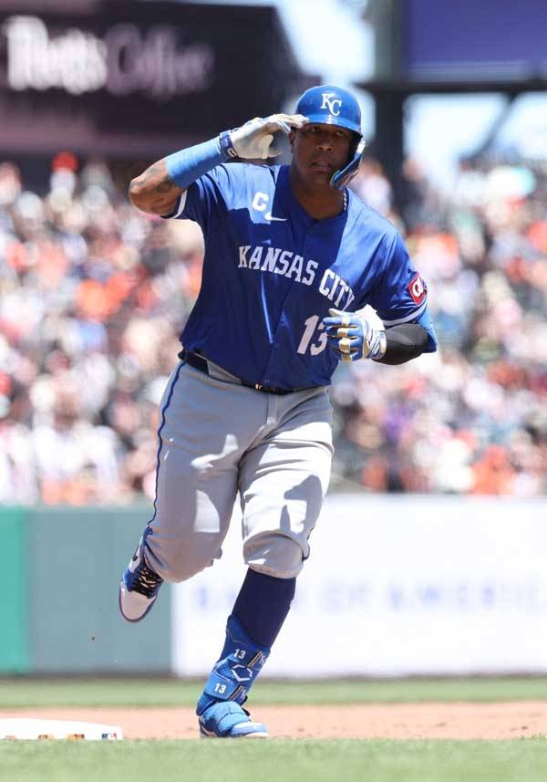 페레즈는 이날 투런 홈런을 때렸다. 사진= Kelley L Cox-Imagn Images= 연합뉴스 제공