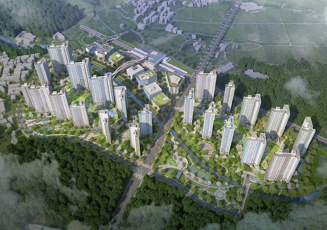 이천시 신둔도예촌역세권 도시개발사업 구상도./사진제공=경기도