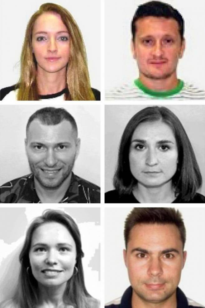 브라질이 러시아 정보요원을 3년 수사 끝에 적발했다고 밝혔다. 사진은 브라질 당국이 인터폴 수배 대상으로 올린 러시아 위장스파이들의 모습. /사진=뉴욕타임스 홈페이지 캡처