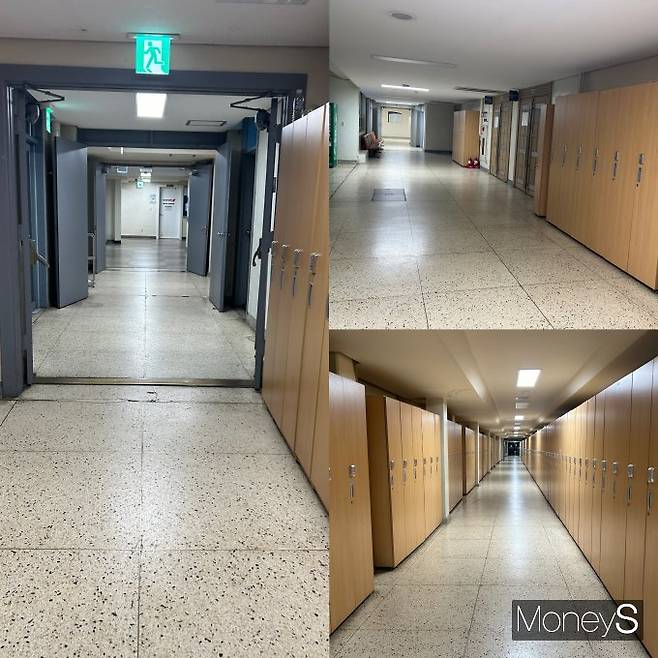 2019년 의대에 입학한 이우석씨는 지난해 2월, 윤석열 전 정부의 '의료 개혁' 방안에 반대하며 강의실을 떠나게 됐는데 의정 갈등이 길어지자 걱정이 커진다고 토로했다. 사진은 지난 4월29일 찾은 서울 소재 한 의과대학 내부 모습으로 시끌벅적해야 할 복도와 열람실은 텅 비었다. /사진=김성아 기자