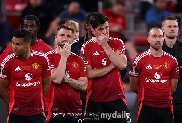유로파리그 준우승에 그친 맨체스터 유나이티드. /게티이미지코리아